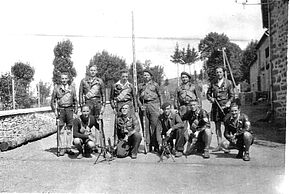 Un groupe de maquisards (fonds Merle Carrière). © Archives municipales de Milla